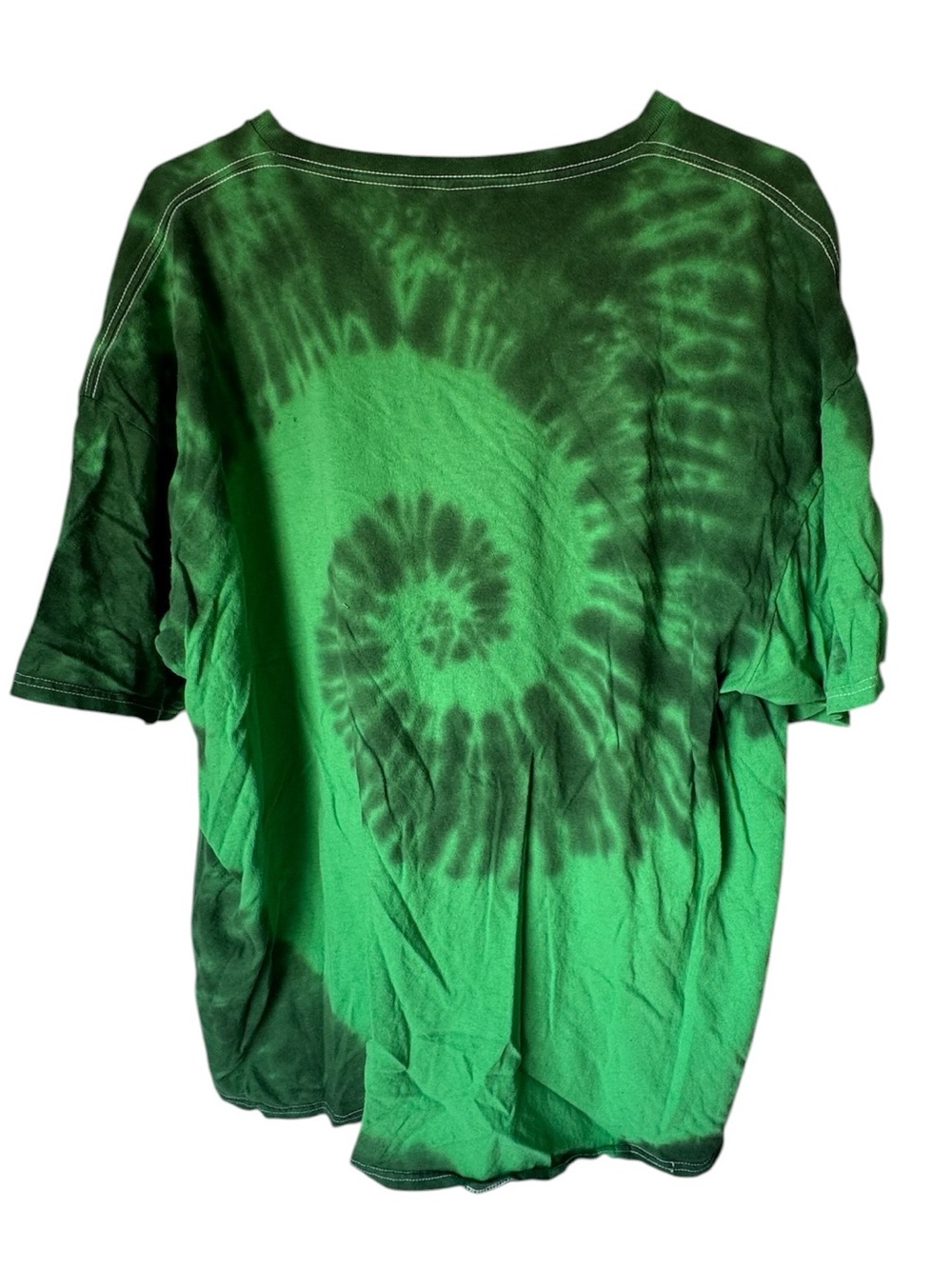 Retro Cheech & Chong Men’s XXL Green Tie-Dye Graphic T-Shirt Smoke - Picture 3 of 5